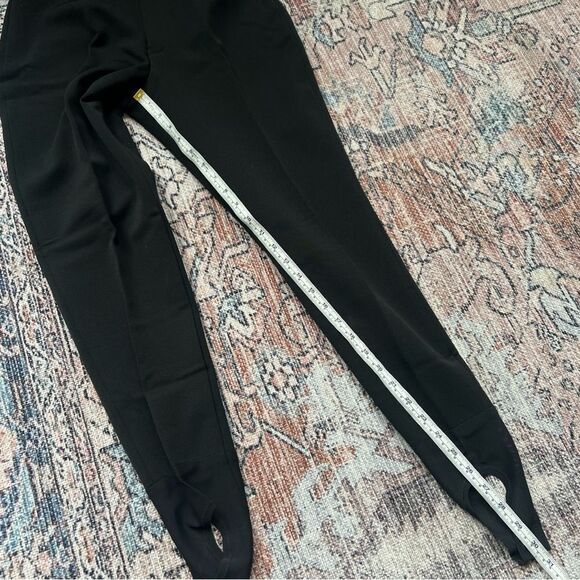 Vintage Schoeller of Switzerland Black Straight Slim Leg Stirrup Ski Snow Pants - Picture 7 of 11